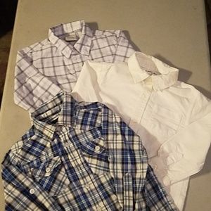 Boys button up shirts lot of 8